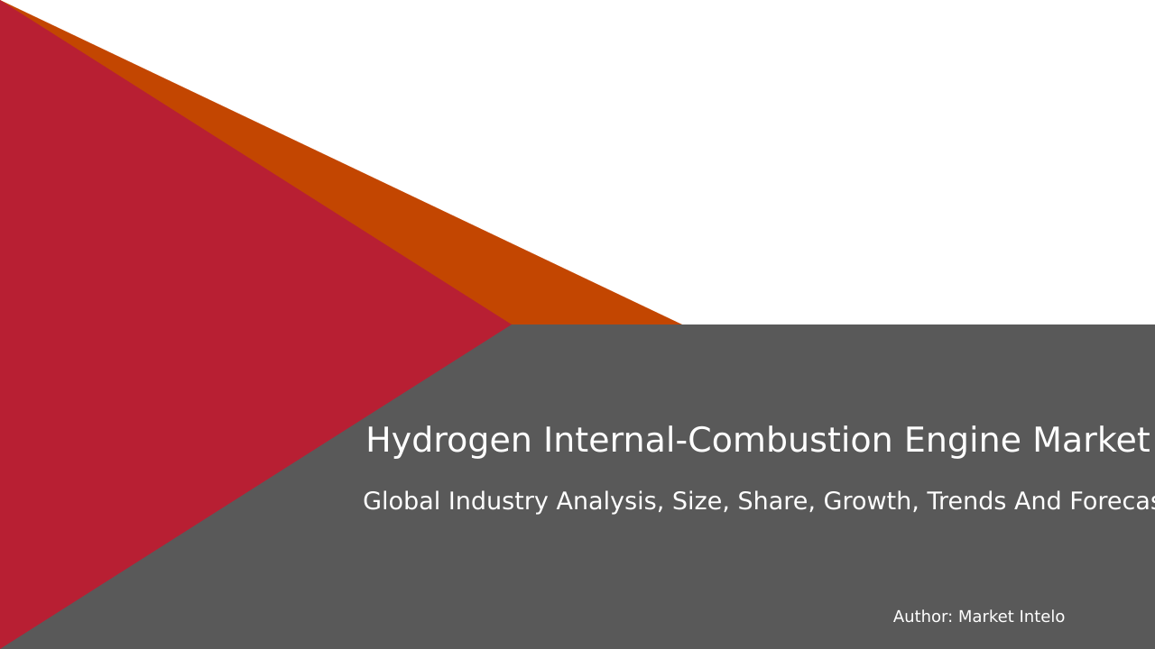 Hydrogen Internal-Combustion Engine Market Research Report 2033